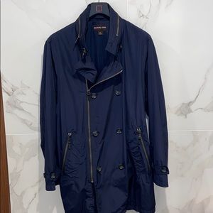 Michael Kors Men’s dark blue raincoat